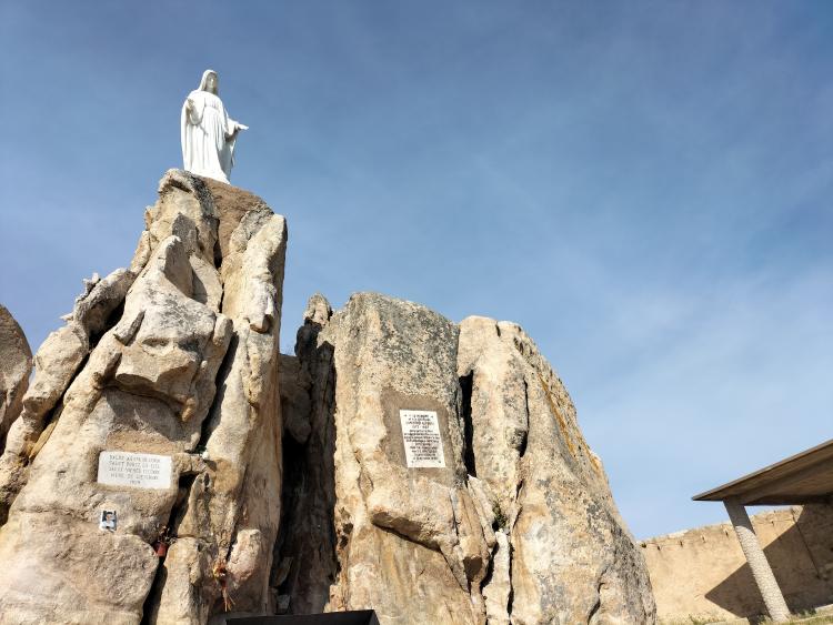 View of Notre Dame de la Serra in Calvi on an exclusive private VTC excursion from Calvi