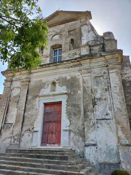 View of the church of MonteMaggiore during a private VTC excursion from Calvi